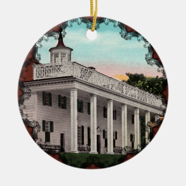 Mt. Vernon Vintage Ornament (Front)