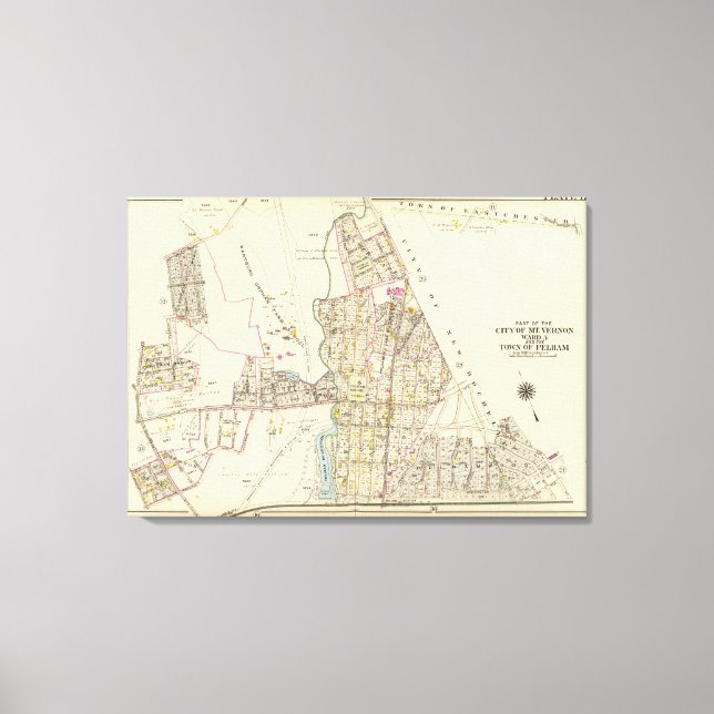 Mt Vernon ward 5, Pelham, New York Canvas Print (Front)