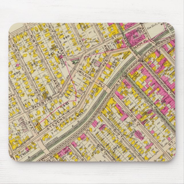 Mt Vernon wards 2-5, New York Mouse Mat (Front)