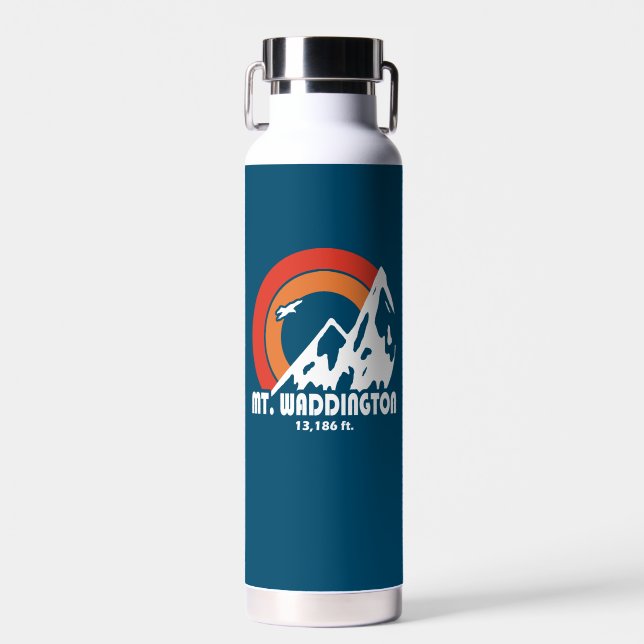 Mt. Waddington British Columbia Sun Eagle Water Bottle (Front)