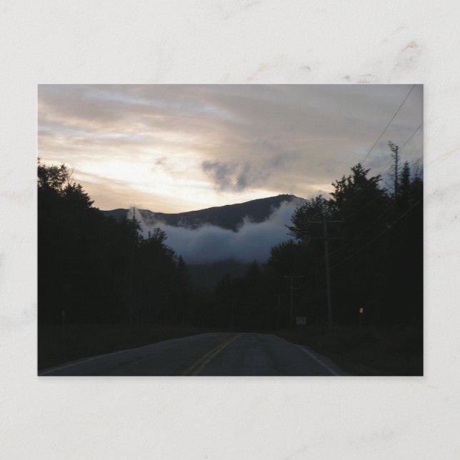 Mt. Washington at Sunrise Postcard (Front)