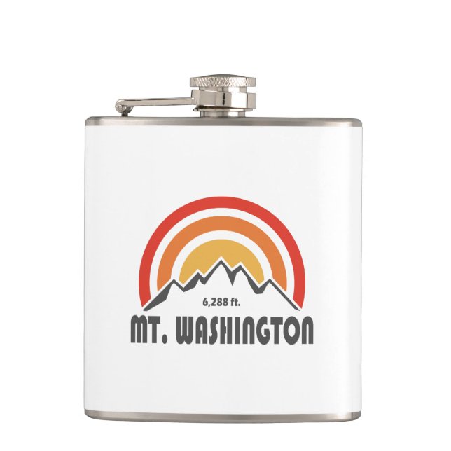 Mt. Washington Hip Flask (Front)