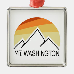 Mt. Washington Retro Metal Tree Decoration