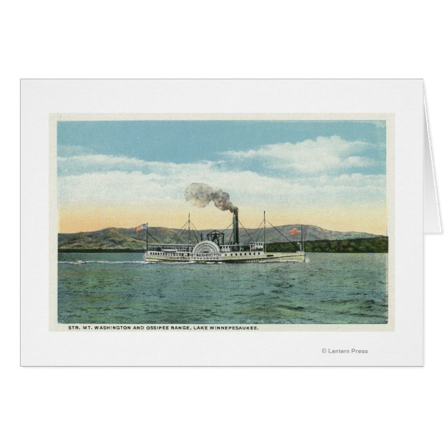 Mt. Washington Steamer, Ossipee Range View (Front Horizontal)