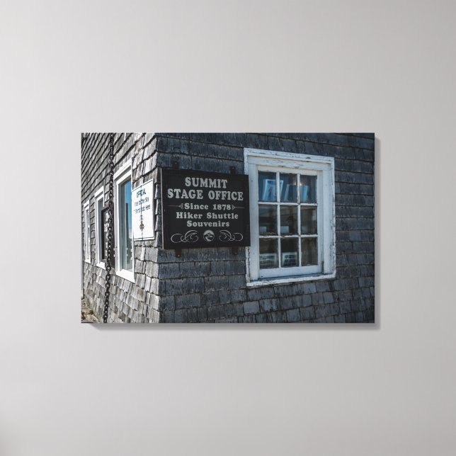 Mt. Washington Summit House Canvas Print (Front)
