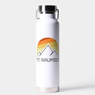 Mt. Waumbek New Hampshire Retro Water Bottle