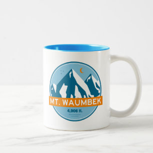 Mt. Waumbek New Hampshire Stars Moon Two-Tone Coffee Mug
