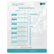 MT Weekly Travel Planner