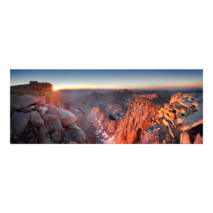 Mt Whitney and Pinnacles Sunrise - John Muir Trail Photo Print
