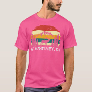 Mt Whitney Ca Mountain Hiking Nature Outdoor Campi T-Shirt