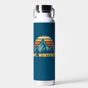 Mt. Whitney California Retro Turquoise Water Bottle