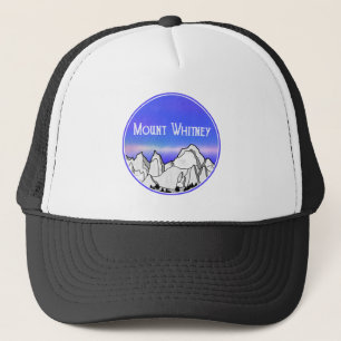 Mt Whitney Mountain California Trucker Hat