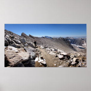 Mt Whitney needles Traverse - John Muir Trail Poster
