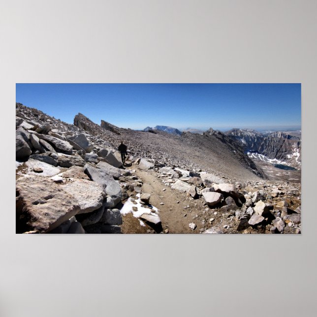 Mt Whitney needles Traverse - John Muir Trail Poster (Front)
