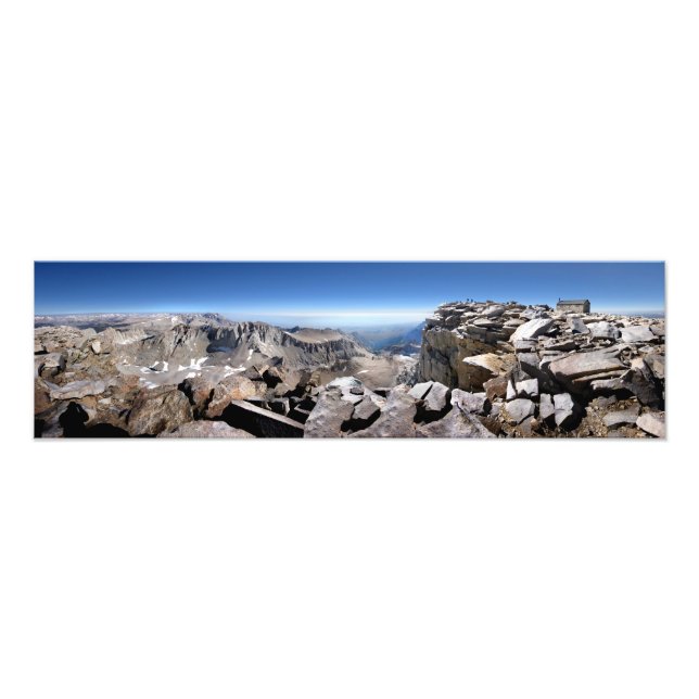 Mt Whitney Summit - John Muir Trail Photo Print (Front)