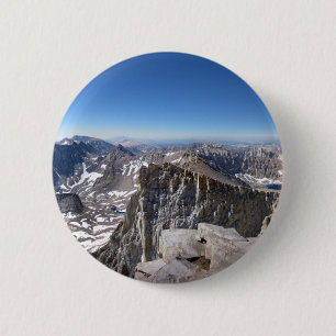 Mt Whitney Summit - John Muir Trail - Sierra 6 Cm Round Badge