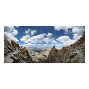 Mt Whitney Trail Over Hitchcock and Guitar lakes 2 Photo Print