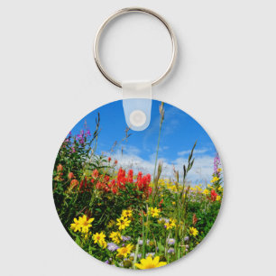 Mt. Wildflowers Key Ring