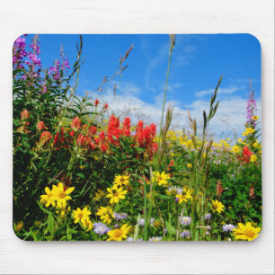 Mt. Wildflowers Mouse Mat