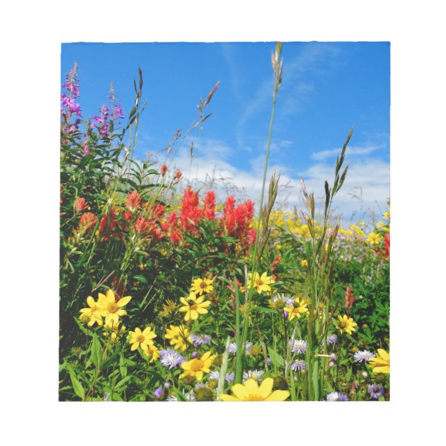 Mt. Wildflowers Notepad (Front)