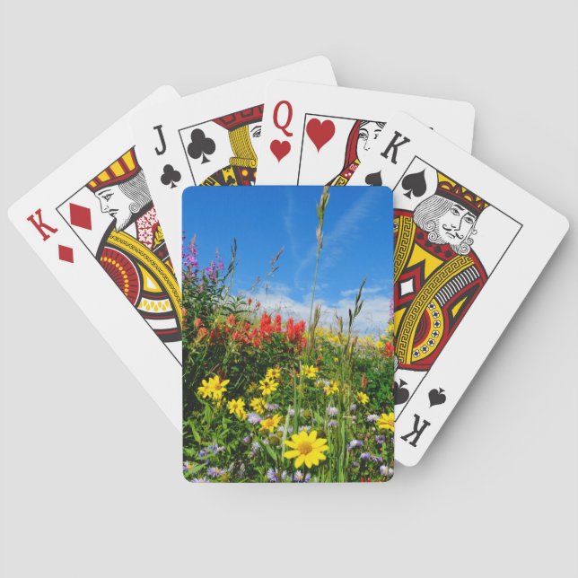 Mt. Wildflowers Playing Cards (Back)