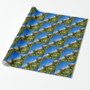 Mt. Wildflowers Wrapping Paper