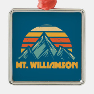Mt. Williamson California Retro Turquoise Metal Tree Decoration