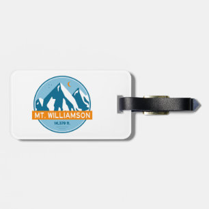 Mt. Williamson California Stars Moon Luggage Tag