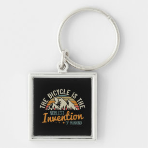 MTB - Bicycle Is The Noblest Invention Key Ring