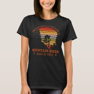 Mtb Bicycles Vintage 1952 Birthday Cycling Mountai T-Shirt