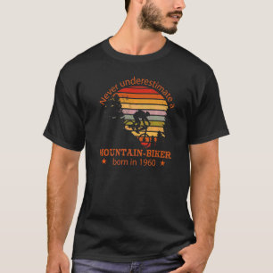 Mtb Bicycles Vintage 1960 Birthday Cycling Mountai T-Shirt