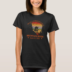 Mtb Bicycles Vintage 1961 Birthday Cycling Mountai T-Shirt