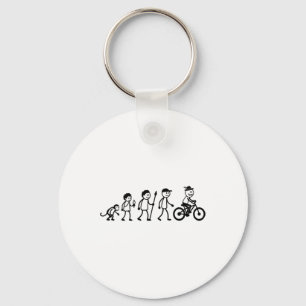 Mtb Cycling Bmx Stick-figure Biking Mountain-bike Key Ring