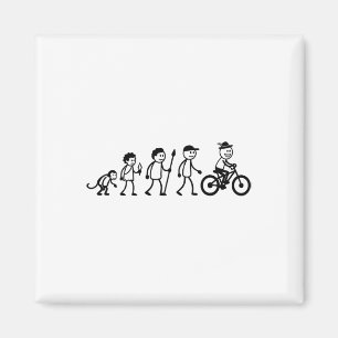 Mtb Cycling Bmx Stick-figure Biking Mountain-bike  Magnet