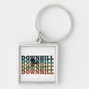 MTB Downhill Mountain Bike Key Ring