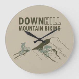 MTB Downhill Mountain Bike Large Clock