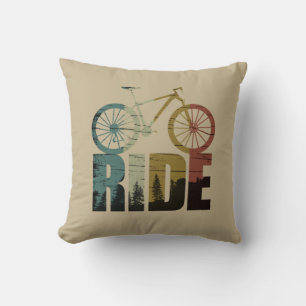 MTB Downhill Mountain Bike Rider Cushion
