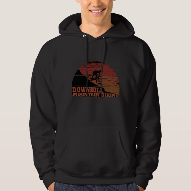 MTB Downhill Mountain Biking Hoodie (Front)
