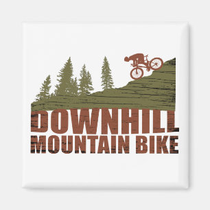MTB Downhill Mountain Biking Magnet