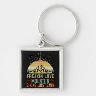 MTB - Freakin Love Mountain Biking Key Ring