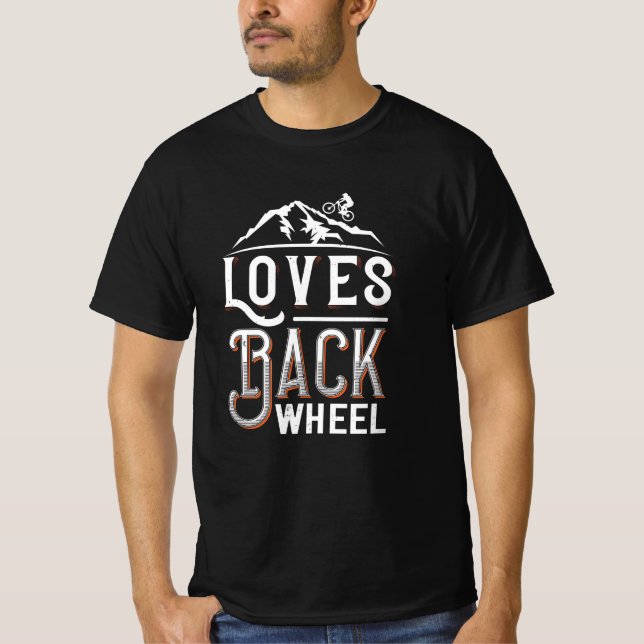 MTB - Loves Back Wheel T-Shirt (Front)