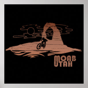 Mtb Moab - Utah Mountain biking Poster