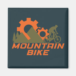 MTB Modern Downhill Mountain Bike Magnet