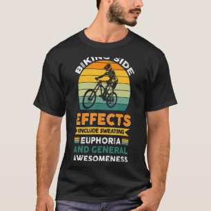 Mtb Mountain Bike Cycling Bmx Effects T-Shirt
