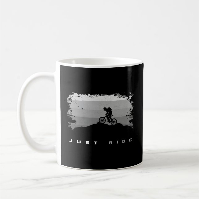 Mtb Mountain Bike Mtb Mountain Bike Coffee Mug (Left)