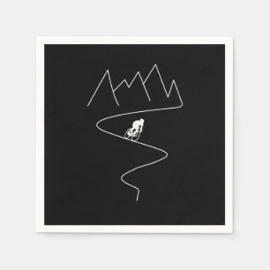 MTB Mountain Biking Bike Cyclist Cycling Bicycle G Napkin