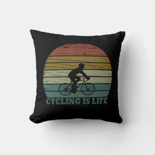 Mtb Mountain Biking Funny Cycling Cushion