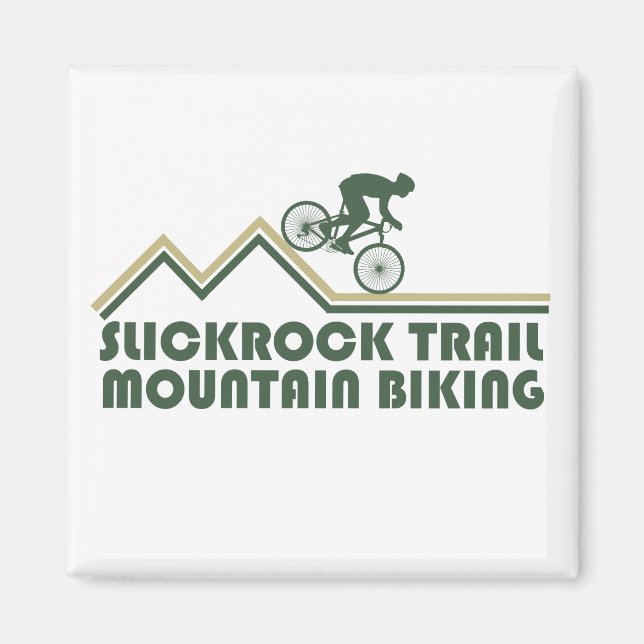 Mtb Mountain Biking - Slickrock Trails Utah Magnet (Front)