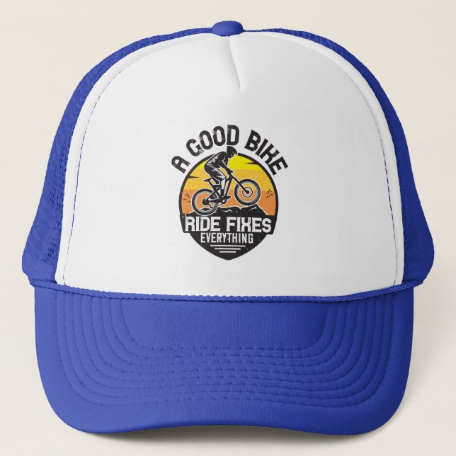 MTB - Ride Fixes Everything Trucker Hat (Front)