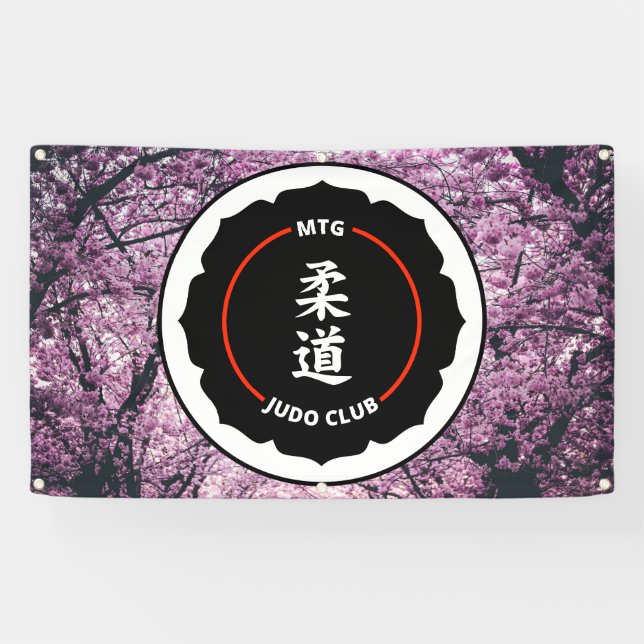 MTG Judo Club - Cherry Blossom Banner (Horizontal)